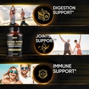 210 Pills - Cayenne Pepper Capsules Organic with Turmeric, Ginger, Immune Support Complex as Elderberry, Echinacea, Garlic Bulb - Digestion, Heart Health & Body Management 4