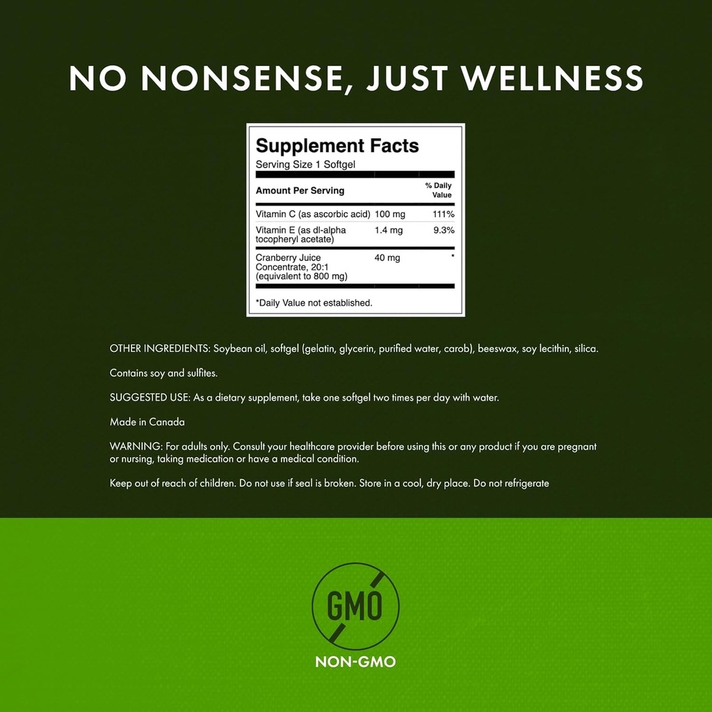 Swanson Cranberry - Supports Urinary Tract Health, Bladder Control & Promotes Healthy Kidney Function - Supplement Made with 20:1 Cranberry Juice Concentrate - (180 Softgels) 3 Pack 4