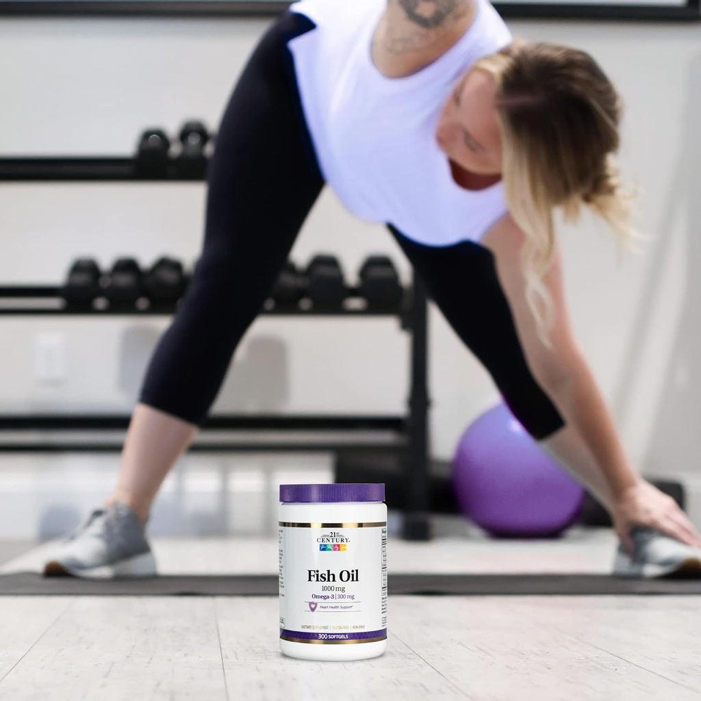 21st Century Fish Oil 1000 mg Softgels, 300 Count 5