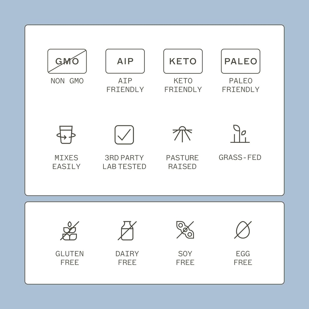 Amy Myers MD Collagen Protein Powder - Type 1 & 3 Collagen - Bovine Collagen to Support Healthy Hair, Skin & Nails - Gluten-Free, Dairy-Free & Non-Soy - 16.08 oz (38 Servings) 6