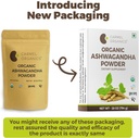 CARMEL ORGANICS Organic Ashwagandha Root Powder (28 Oz or 794g/1.75 Lbs) USDA Certified. Lab Tested, Non GMO & Gluten Free | Withania Somnifera from India 3