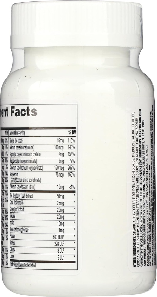 365 by Whole Foods Market, Prenatal Multivitamin with Iron, Vegetarian, 90 Count 3
