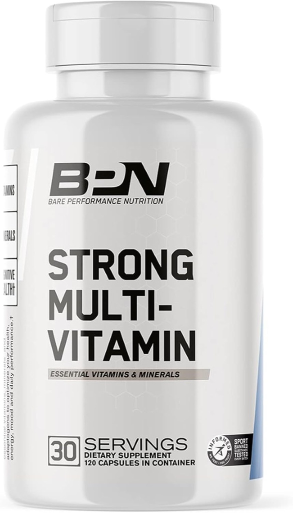 BARE PERFORMANCE NUTRITION BPN Strong Greens & Strong Multi-Vitamin Bundle 4
