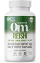 OM MUSHROOM SUPERFOOD Reishi Mushroom Capsules Superfood Supplement, 90 Count, 30 Days, Organic Adaptogen for Stress Relief and Immune Health 2
