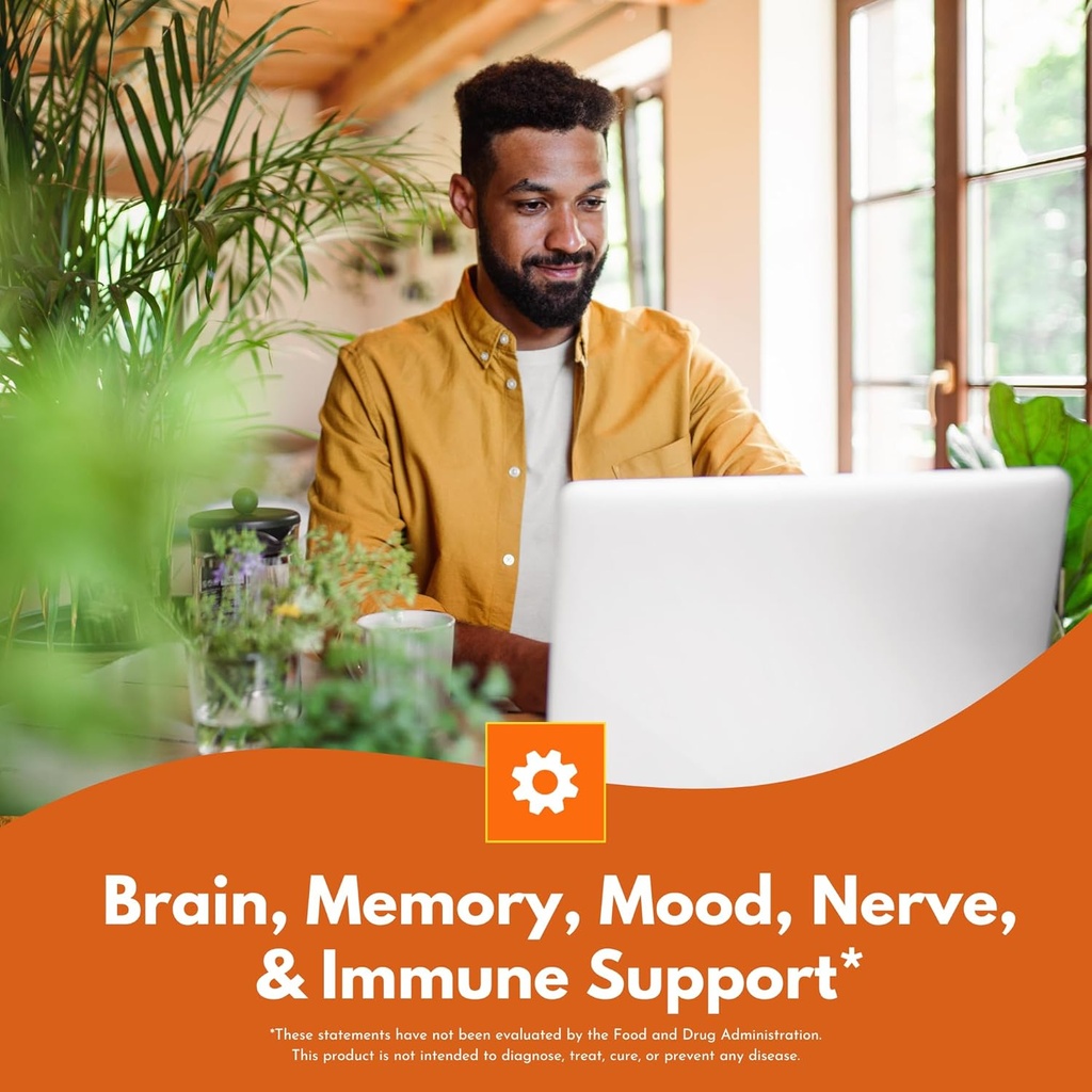 Bold Botanica Lion’s Mane Mushroom Capsules - 100% Fruiting Body – Concentrated Organic Lion’s Mane Extracts – Nootropic Brain Health – Memory, Mood, Immune Support – 60 Vegan Capsules 4