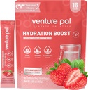 Venture Pal Sugar Free Electrolyte Powder Packets - Liquid Daily IV Drink Mix for Rapid Hydration & Party Recovery | 5 Vitamins & 7 Electrolytes| Keto Friendly | Non-GMO | Certified Vegan | 16 Sticks 2