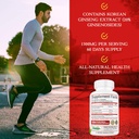 Parker Naturals Korean Red Ginseng Extract, 1300mg Extract with Ginger Root and Black Pepper, 20% Ginsenosides Red Panax Ginseng Supplement, 120 Caps 4