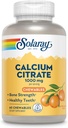Solaray Calcium Citrate 1000 mg, Natural Orange Flavor Chelated Calcium Supplement for Bone Strength, Teeth, Nerve, Muscle, and Heart Function Support, 60-Day Guarantee, 15 Servings, 60 Chewables 2