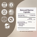 Zen Principle Grass Fed Beef Bone Marrow Supplement, 3300mg. Skin, Oral Health, and Joint Support. Promotes Whole-Body Wellness. Whole Bone Extract, 210 Capsules. 3