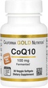 California Gold Nutrition CoQ10 100 mg, Coenzyme Q10 Ubiquinone USP, Supports Mitochondrial Function*, 30 Veggie Softgels 2