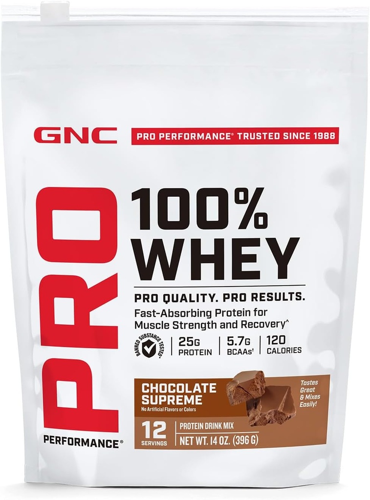 GNC Pro Performance 100% Whey Protein Powder 2.0, Fast Absorbing for Muscle Strength and Recovery, Cookies and Cream, 25 Servings 4