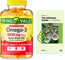 Spring Valley Omega-3 from Fish Oil 1000 mg, Maximum Care, 120 Count + Exclusive VitaMax Vitamin Guide (2 Items) 2