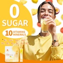 Dynatech Zero Sugar Electrolyte Drink Mix - Lemon - Hydration Powder Packets with 10 Electrolytes & Vitamins | Non-GMO, Gluten Free, Vegan Electrolytes Powder Packets | 16 Servings 4