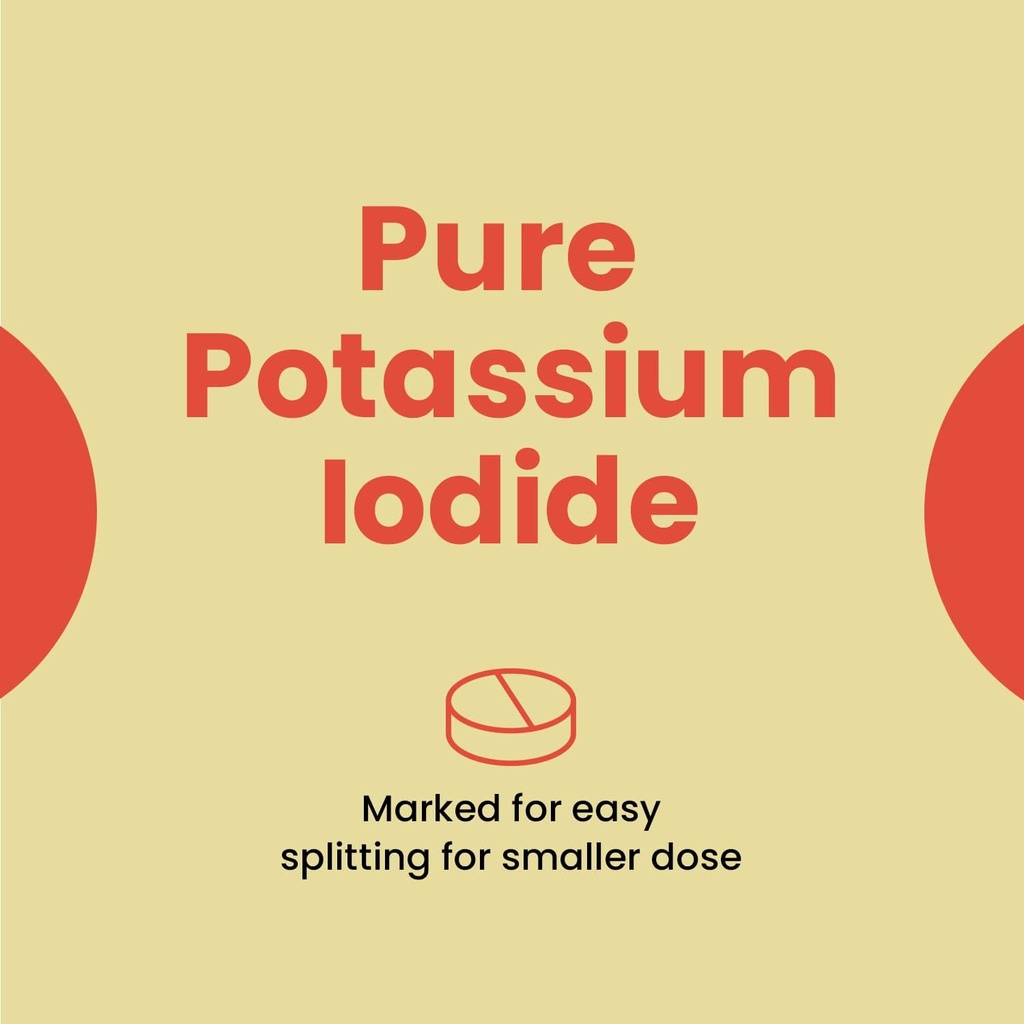Waylo 2 Pack KI Potassium Iodide Tablets - 130 mg per Tablet, 300 Count, Made in USA, cGMP Certified 6