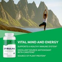 Vimergy Spirulina Capsules – Concentrated Plant Protein Supports Immune Health & Cardiovascular Function – Vegan, Kosher, Gluten-Free – 180 Capsules 3