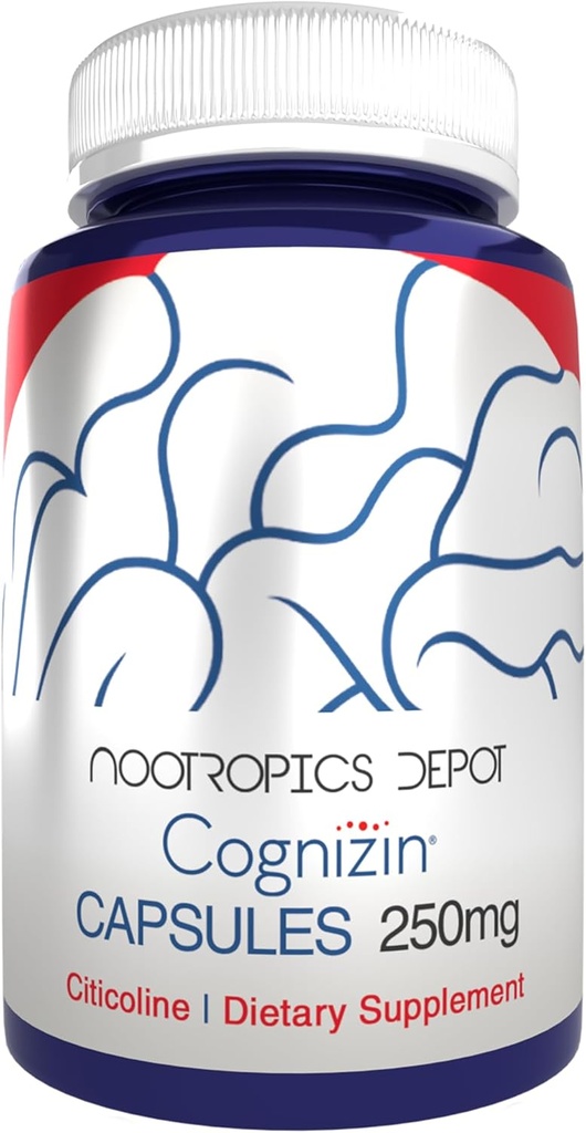 Nootropics Depot Cognizin Citicoline Capsules | 60 Count | Choline Supplement | Brain Health Supplement | Regulates Memory and Cognitive Function | Supports Attention, Focus and Recall 2