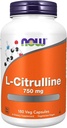 Now Foods L-Citrulline 750 mg - 180 Capsules 5
