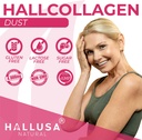 Hallusa Natural Hydrolyzed Collagen Peptides Powder 1000mg with Vitamin C | BlackBerry & Blueberry Flavor | 4g Collagen per Serving | Healthy Hair, Skin, Nails, Bone & Joint Support 6