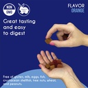 Melatonin 10 mg Gummy Supplement, Orange Flavored, Extra Strength, Sleep Supplements, 100% Natural, 30 Count. 5