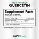 Built by Nature Quercetin 1000mg – High Potency Quercetin Dihydrate Antioxidant Flavonoid – Immune, Respiratory and Allergy Support - Non-GMO, Gluten-Free - 60 Veggie Capsules 3