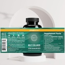 Primal Harvest Probiotics & Multi Collagen Supplements for Women and Men Pre and Probiotics with 31 Billion CFU and Collagen Peptides Pills Bundle 6