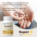 Puregen Labs Super B Energy Complex with Vitamin C - Immune Health, Energy & Nervous System Support - Non-GMO, Gluten-Free 100 Vegetarian Tablets 5