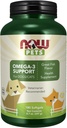 NOW Pet Health, Omega 3 Supplement, Formulated for Cats & Dogs, NASC Certified, 180 Softgels 2