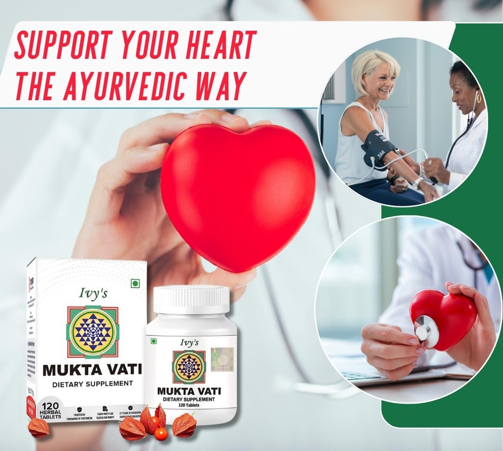 Ivy's Mukta Vati Ayurvedic Herbal Supplement - Pack of 4 4