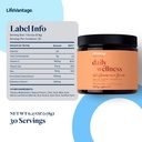 LifeVantage Daily Wellness Immune Support Drink Mix, Sweet Flavor of Elderflower-acai 178g 30 Servings 4