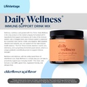LifeVantage Daily Wellness Immune Support Drink Mix, Sweet Flavor of Elderflower-acai 178g 30 Servings 5