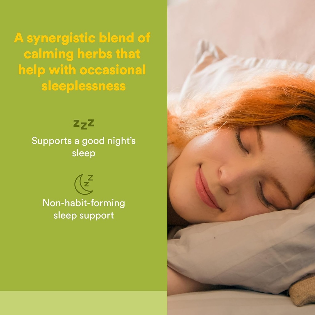 Herbal Factors Sleep Relax Formula by Natural Factors, Natural Sleep Aid with Valerian Root, Passion Flower and Skullcap, Non-GMO, 90 capsules (90 servings) 3