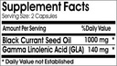 Black Currant Seed Oil 1000mg ~ 90 Capsules - No Additives ~ Naturetition Supplements 3