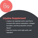 Allergy Research Group L-Lysine - Immune Support, L-Lysine HCI, Free Form Amino Acid, 500mg Supplement, Pure, Organic, Vegetarian Capsules - 100 Count 6
