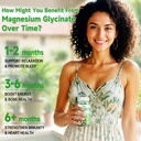 Magnesium Glycinate 400mg, High Absorption Magnesium Supplements Softgels with Vitamin E, B6, Zinc for Sleep, Calm, Muscle Relaxation & Bone Health, Gluten-Free, Non-GMO, 60 softgels 5