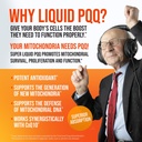 Mitogenesis - Super PQQ Liquid - Highly Absorbable Pyrroloquinoline Quinone 20 Milligram, Best Liquid PQQ for Mitochondrial Biogenesis, Supports Heart Health, Cognitive Function and Mental Focus 6