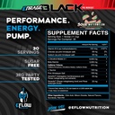 eFlow Nutrition Enrage Black High Stimulant Pre Workout Supplement - Preworkout Powder to Boost Energy, Pumps and Strength - 4 Flavors (30 Servings) (Sour Watermelon) 3