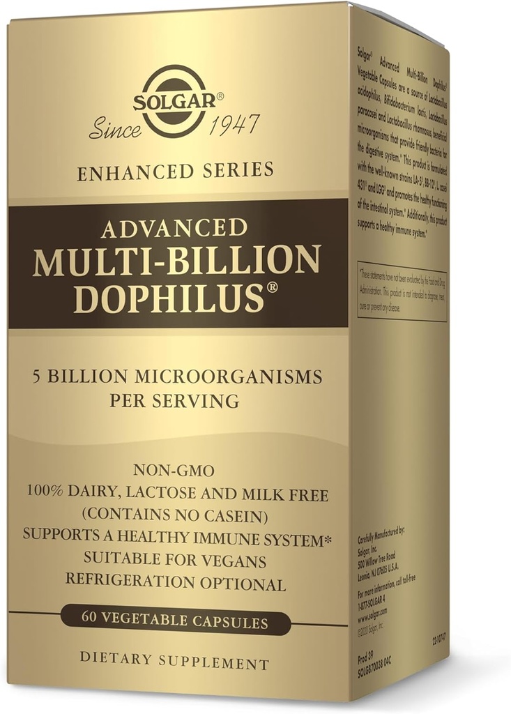 SOLGAR SPO Multibill Dophilus, 60 CT 2