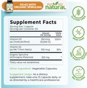 Why Not Natural Vitamin D3 K2 (MK-7) with Organic Spirulina, 10000 IU Extra Strength Supplement in Veggie Capsules, Supports Bone Health, Immune System and Mood 5