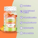 Multivitamin Gummies for Adult 5200mcg Biotin, Citrus Flavored Daily Multivitamins with Vitamins A, C, D3, E, B6 and B12, Zinc-Skin, Hair Growth, All Over Health 6