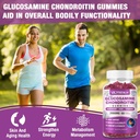 2 Packs 2000mg Glucosamine Chondroitin Gummies, Extra Strength Glucosamine with Chondroitin MSM & Turmeric, Joint Support Supplement, Antioxidant Immune Support - 120 Gummies 5