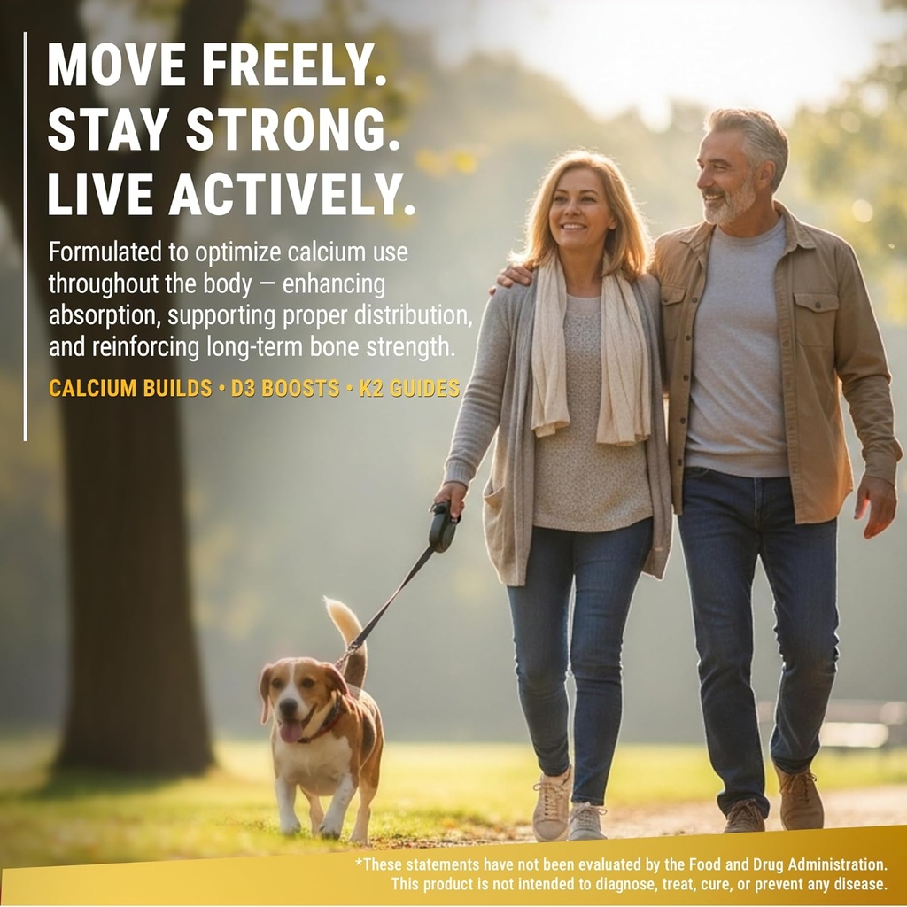 Vitamin D3 K2 Gummies 10000 IU with Calcium 100mg - VIT D3 for Adults - Mk7 Vitamin K2 100mcg - Vitamin D Supplement for Men & Women - Vegan Gluten Free Non-GMO 5