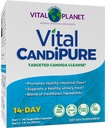 Vital Planet - Vital CandiPURE Intestinal Cleanse Formulated to Maintain a Healthy Intestinal Balance, 2-Part - 14 Day Kit, 56 Capsules, and 1fl oz Liquid Herbal Extract 2