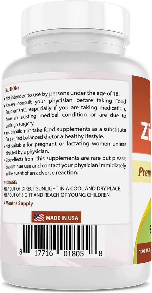 Zinc Citrate 30 mg & Magnesium Glycinate 425 mg 4