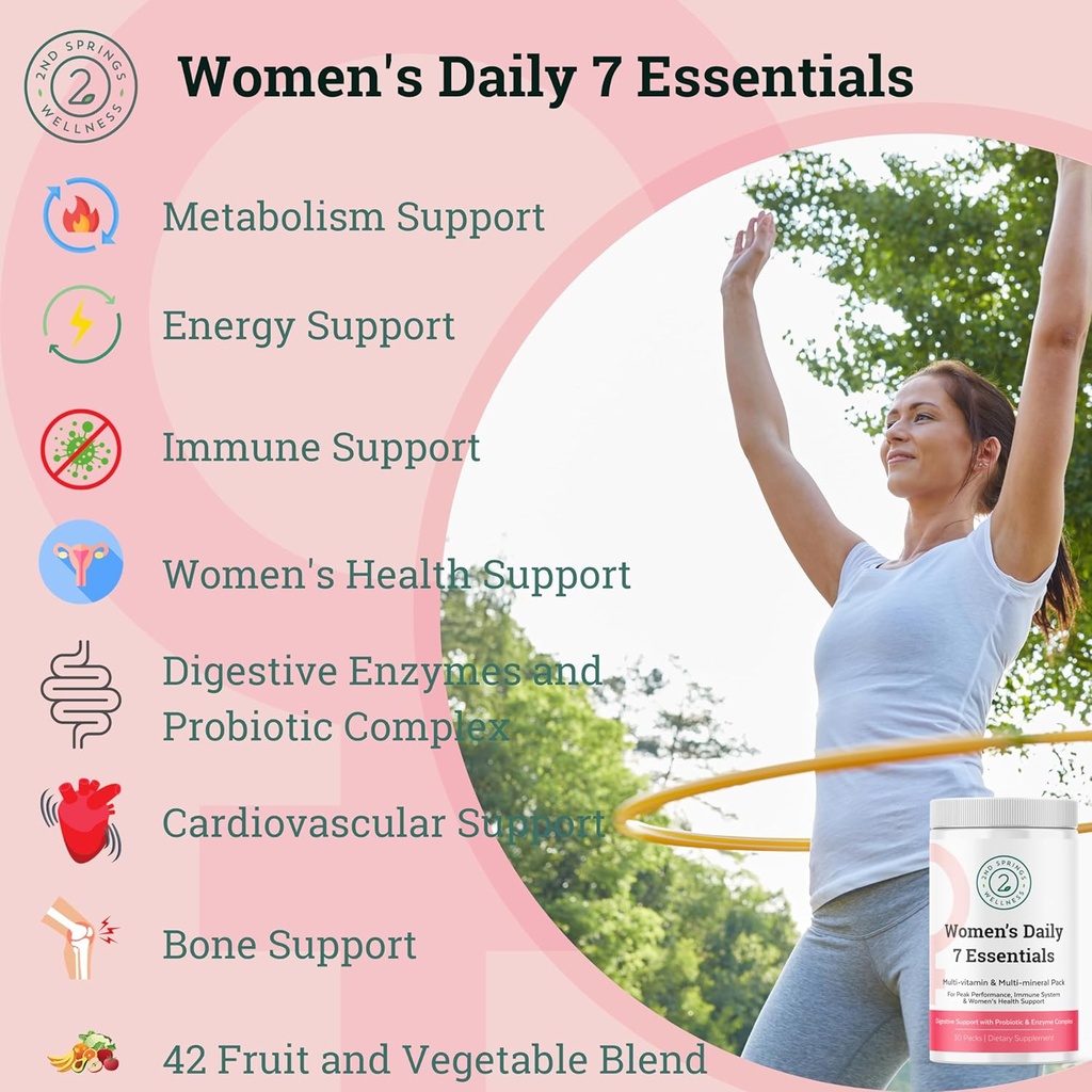 Women's Daily 7 Essentials & Vitamin D3 + K2 Chewables Bundle 3