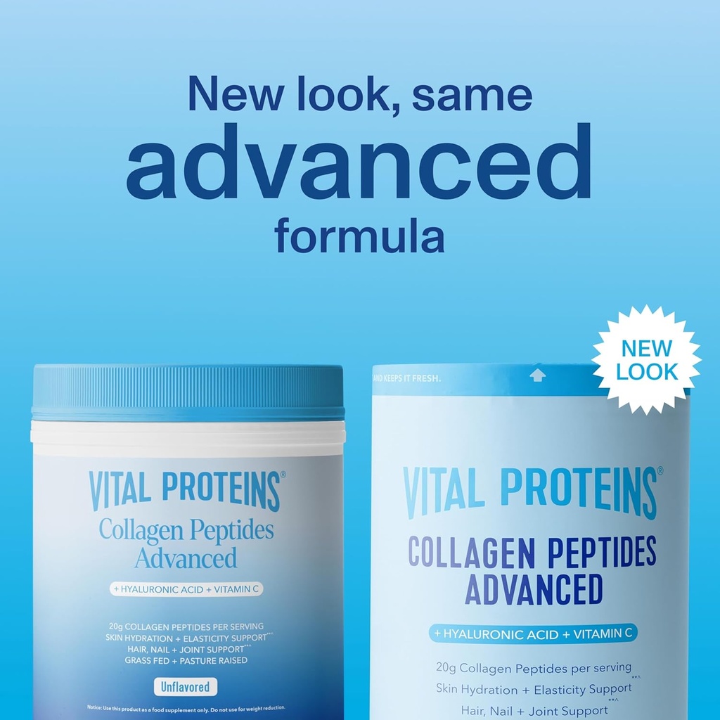 Vital Proteins Collagen Peptides Powder, Hydrolyzed Collagen Peptides Unflavored, Bundle 9.33oz (2 Pack) 3