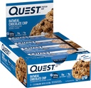 Quest Nutrition Oatmeal Chocolate Chip Protein Bars, 20g Protein, 1g Sugar, 5g Net Carb, Gluten Free, Keto Friendly, 12 Count 3