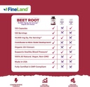 FineLand Beet Root Capsules | Blood Pressure Support 10,000mg Equivalent per Serving | 20:1 Extract,120 Vegan Capsules – Immune System, Circulation & Heart Health – Non GMO, Made in USA 4