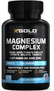 Micronized Magnesium Complex Plus B6 | Zinc Magnesium Oxide, Bisglycinate Chelate,Citrate, Malate | Taurate | Bones, Muscle, Energy,Immune System High Absorption - Made in The USA 2