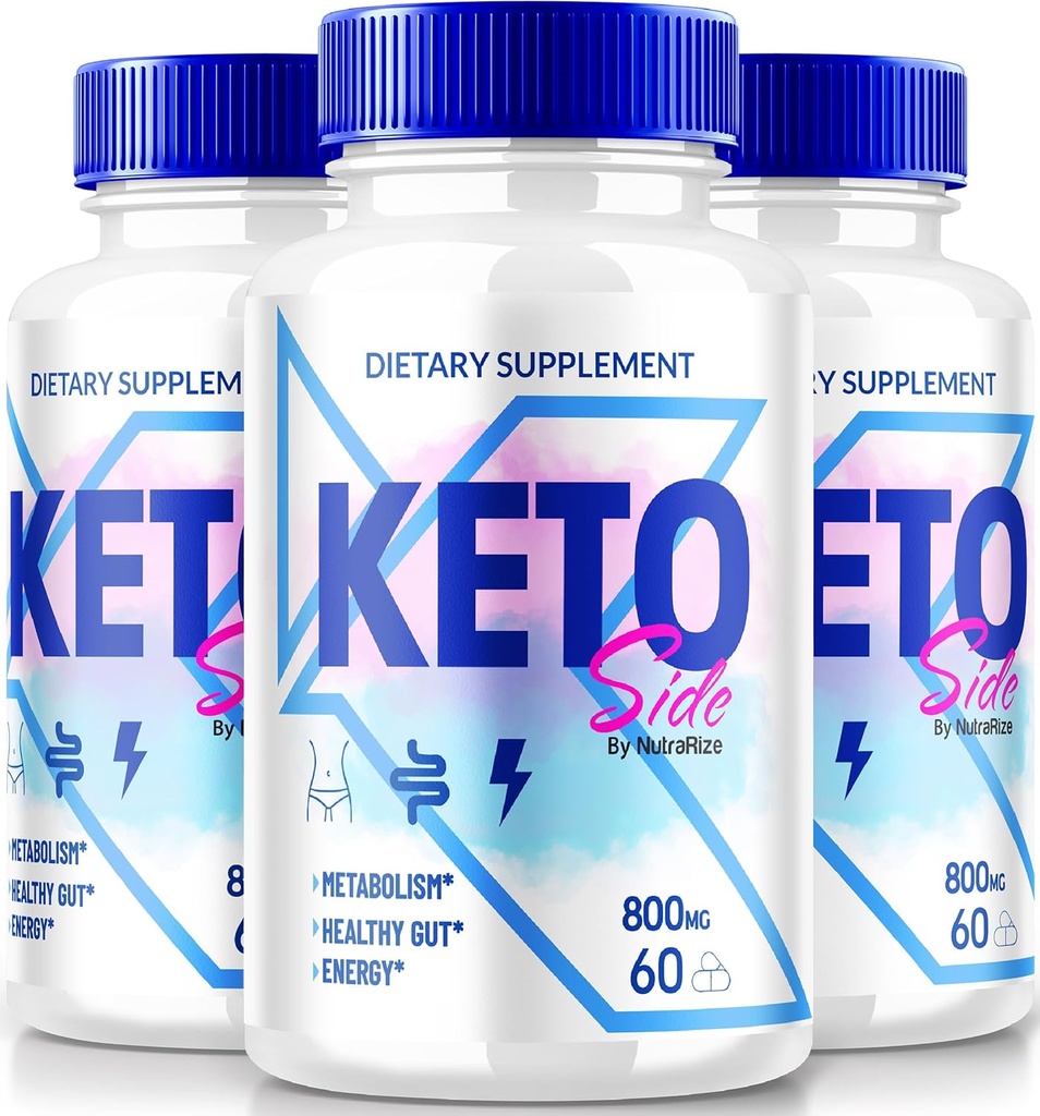 (3 Pack) Keto Side Capsules, Premium Supplement to Support Active Lifestyle, All- Natural Keto Support to Achieve Fit and Healthy Body, KetoSide Detox Pills Reviews (180 Capsules) 2