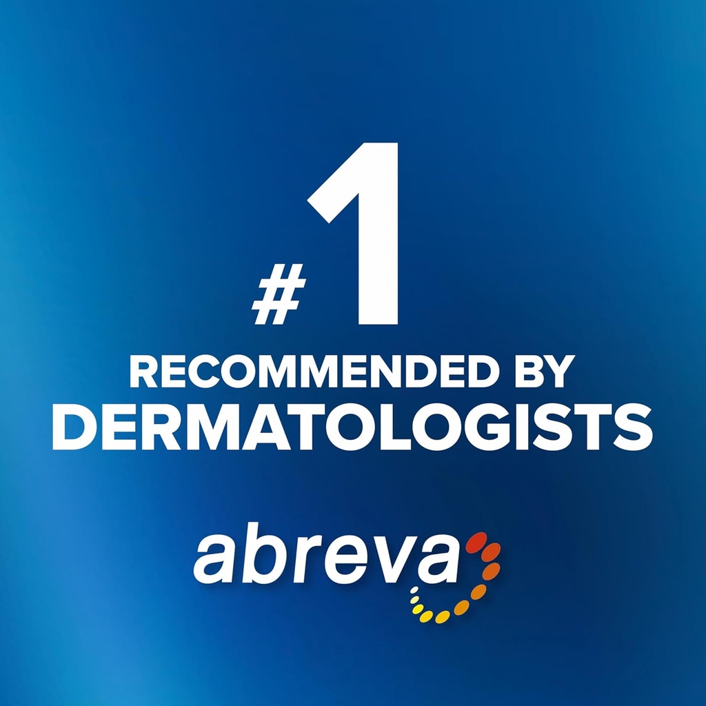 Abreva Cold Sore Treatment Rapid Pain Relief Cream - 1 Tube, 3 Grams 5